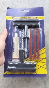 UNIVERSAL TYRE REPAIR KIT CACING TAYAR TUBELESS MOTOR MOTORSIKAL MOTORCYCLE TIRE TOOLS PUNCTURE