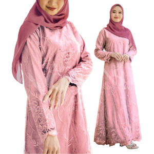 Outfit Lebaran Broklat Terbaru 2025 gaun Pesta Perempuan Viral Tik Tok Kebaya Brokat Dewasa Perempuan Kondangan Terbaru 2025