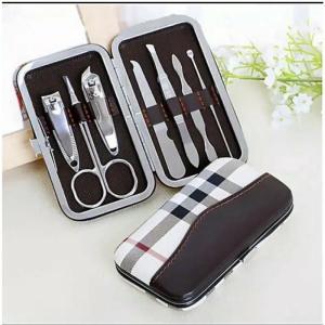 stainless manicure set 7in1 gunting set isi 7 gunting kuku korek kuping penjepit bulu set 7in1 A13
