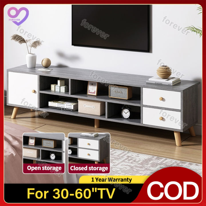 【For 30"60" TV】tv racks with elegant tv stand wood minimalist modern tv