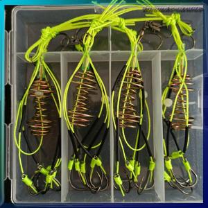 Snowdreamer 4 cái móc câu cá carbon cao Móc Câu Cá chép hình cầu móc treo chống nổ chống nổ móc lò xo móc nổ chống cuộn