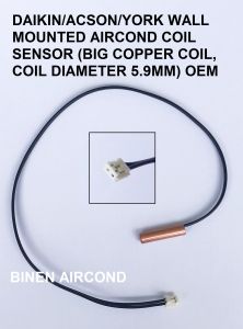 DAIKIN/ACSON WALL MOUNTED AIRCOND COIL SENSOR (BIG COPPER COIL COIL DIAMETER 5.9MM) OEM