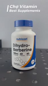 Thực Phẩm Bảo Vệ Sức Khoẻ Nutricost Dihydro-Berberine - Hiệu Quả Gấp X5 Lần So Với Berberine - - Hỗ trợ sức khỏe tim mạch: Dihydroberberine giúp giảm cholesterol xấu (LDL) duy trì huyết áp khỏe mạnh và hỗ trợ chức năng tim mạch.