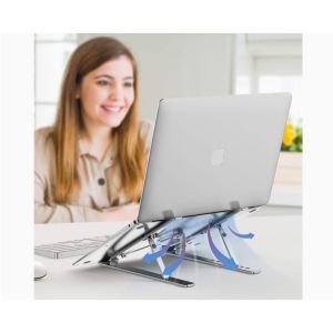 💻ปรับระดับได้ 10 ระดับ ขาตั้งไอแพด แท็บเล็ต แล็ปท็อป โน๊ตบุ๊ก LAPTOP STAND ที่วางแล็ปท็อป ที่ตั้งแท็ปเล็ต พร้อมส่ง #Q-0017