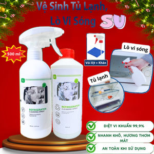 Dung Dịch Xịt Vệ Sinh Tủ Lạnh Lò Vi Sóng SU X5 Cleaner 500ml Vệ Sinh Khử Mùi Khử Khuẩn Hiệu Quả