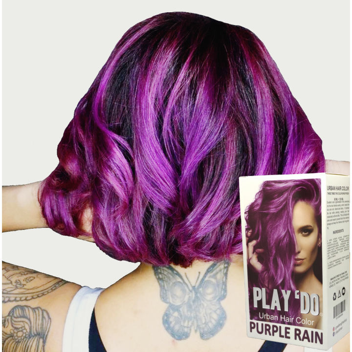 Play 'Do Urban Hair Color Bright Pink 180 ml, Hair color - Import It All