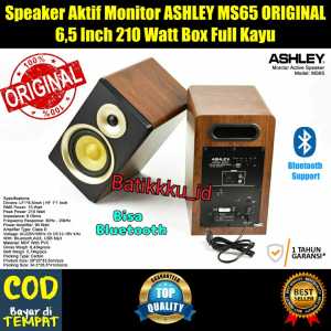 [ORIGINAL] SPEAKER AKTIF ASHLEY MS 65 MS65 ORIGINAL 65 INCH 210 WATT BISA BLUETOOTH TWS