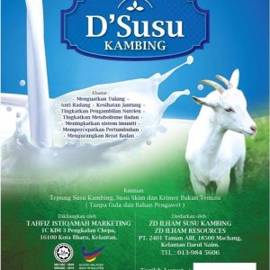 Goat Milk Powder 500g | Susu Kambing Asli Muslim | VALUE PACK 500g