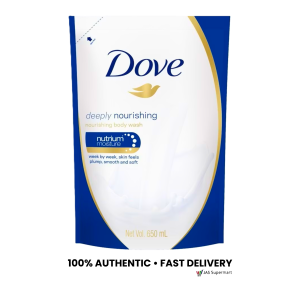 Dove Deeply Norishing Body Wash Refill Pouch 650mL