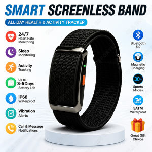 No Screen Smart Watch Men Woman Sports Outdoors Fitness Heart Rate Monitor IP68 Waterproof Call Reminder Smart Wristband HT30