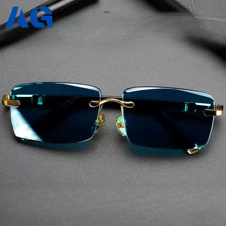 A-G Blue Crystal Lens Anti Radiation Reading Eye Glasses for Men