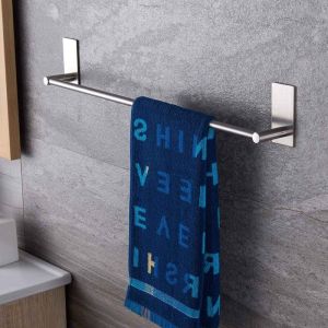 No Drilling Towel Rack，304 Stainless Steel Material，With 3M Glue Back