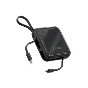 Sạc Dự Phòng Yoobao 10000mAh Sạc Nhanh Tích Hợp Dây Sạc Type-C & Lightning Màn Hình Hiện Phần Trăm Pin - YOOBAO LK10