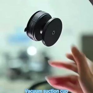 360° Rotating Magnetic Phone Holder with Vacuum and Magnetic Suction for Car Kitchen Desk Car Phone Holder