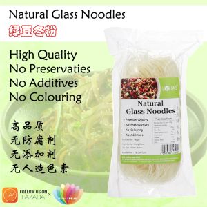 [LOHAS] Natural Glass Noodle / Mung Bean Noodle 绿豆冬粉 冬粉  粉丝  80g