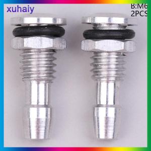 xuhaiy 2PCS Aluminum Alloy Water Outlets Thread With O-ring Screws For RC Boat M6 M8