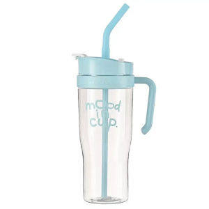 Homen 1200ML Fashionable Large Capacity Water Cup Transparent Straw Plastic Cup Internet Famous Ice Cream Cup Summer High Temperature Straw Cup High Appearance Sports Water Bottle