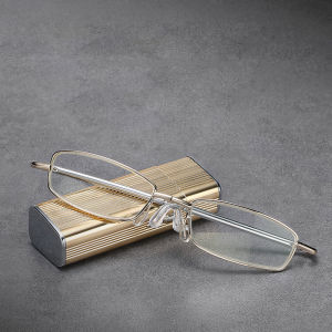 【ETERLENS】Retractable Folding Anti-Radiation Reading Glasses Anti-Blue Magnifying Eyeglasses