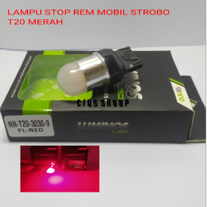 SATU BUAH LAMPU STOP REM S25/T20 CS1 LUMINOS STROBO KEDIP MOTOR MOBIL