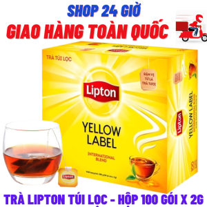 rà đen túi lọc Lipton nhãn vàng
