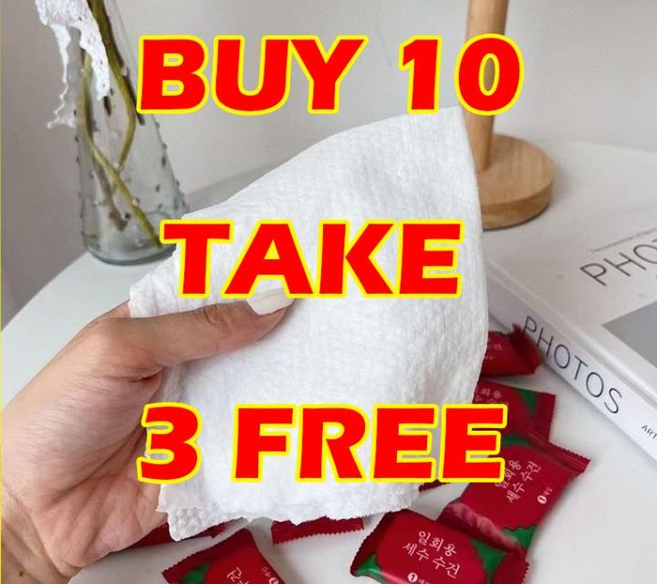 Mini Compressed Towel Disposable Cleansing Towel Non-woven Mesh Travel Wash  Face Towel Lazada PH