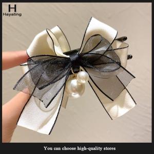 Hayating Elegant Bow Hair Claw Bowknot Grab Clip Hairpin For Women Ponytail Clips Girl Korean Hair Accessories Headwear