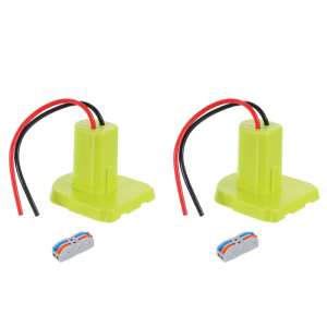 Industrial Strength Double Power Adapters 12 Gauges Wiring System With Locking Mechanism Suitable for Multiple 18V Devices