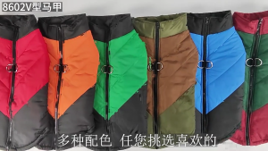 Mùa Đông Ấm Áp quần áo cho chó Cho Thời Tiết Lạnh chó cưng Dày Windproof Puppy Đi Bộ Áo Liền Quần Với Lực Kéo Móc Vật Nuôi Áo Khoác