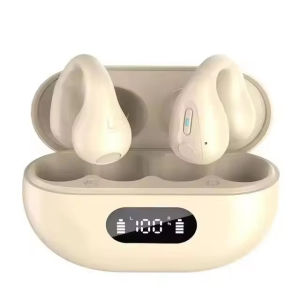 Tai nghe không dây TWS Q80 Bluetooth 5.3 Earclip Touch LED Thiết kế cảm ứng Dây dẫn xương Nghe Nhạc