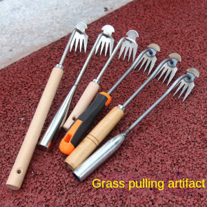 cầm tay làm cỏ vườn cuốc cào trồng rau trang trại dụng cụ làm vườn nông nghiệp kéo nhổ cỏ làm cỏ phụ kiện