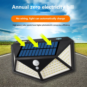 Lampu Solar Outdoor Lighting Garden Solar Light 1500W Solar Outdoor Lampu Waterproof IP67 Waterproof LED Street Light Flood Light with Remote Control