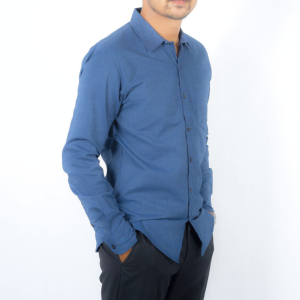 Atasan Kemeja Pria Dewasa Lengan Panjang Motif Polos Exclusive Bahan Katun Premium