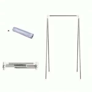 Drying Rack Foldable Portable Clothes Drying Rack Adjust the Height Scalable No Assembly Required