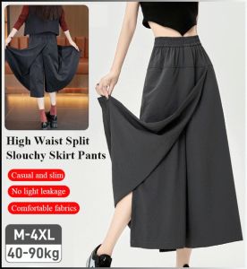 Casual Skirt Pants Early Fall High-waisted Skirt Pants Skin-friendly and Breathable Comfortable Fit