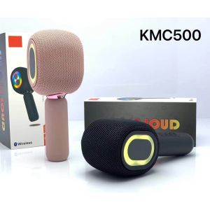CW-SHOP(KMC500)*พร้อมส่งในไทย*ไมโครโฟนลำโพงบลูทูธ ไมค์ไร้สาย ร้องสดได้ทุกที่ ถือง่ายน้ำหนัก