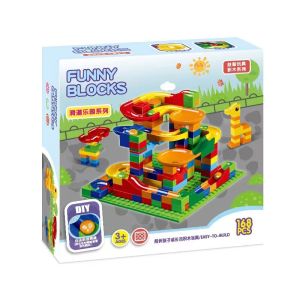 MARBLE RUN RACE BLOCK/ building blocks maze ball balap kelereng / Block / Maninan Balok / Mainan Balok Susun / building block/ Block mainan anak / building / mainan anak murah