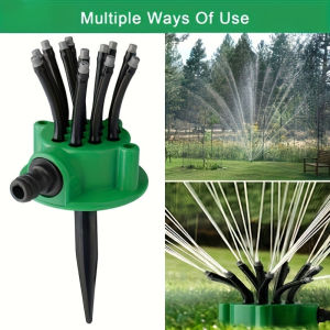 YZLong 360 Degree Automatic Multi-Head Sprinkler for Garden Watering and Irrigation