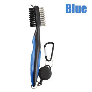 Golf Brush Sikat Stik Golf 2 Sisi Nylon Groove Cleaning Tool Untuk Membersihkan Tongkat Golf