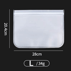 ถุงซิลิโคนใส่อาหาร ถุงเย็น ถุงถนอมอาหาร ถุงซิบ ถุงเก็บอาหารPEVAถุงใส่ผัก ใส่ได้ทั้งร้อนและเย็น ประหยัดพื้นที่ จัดระเบียบตู้เย็น มี4ขนาด