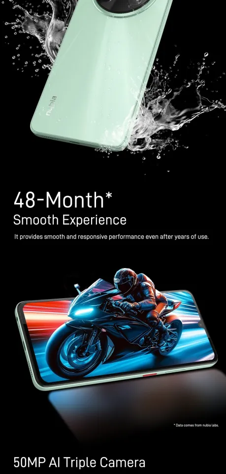 AVAILABLE ON NUBIA V70 MAX 6GB 128GB 6000mAh Inch