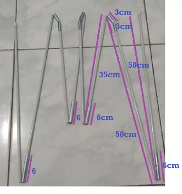 MAINAN ANAK TIANG TENDA ANAK SIAP PAKAI TENDA ANAK CAMPING KARAKTER FRAME TENDA ANAK FIBER GLASS TIANG CADANGAN UNTUK TENDA ANAK KARAKTER TENDA CAMPING ANAK TENDA KEMAH ANAK TENDA KEMPING