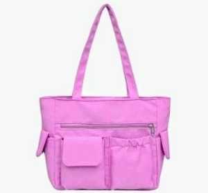 Tas Tote Bags Wanita Korea Style Bahan Canvas Cocok Buat Kerja Dan Kuliah