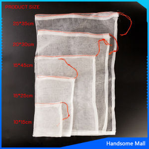 H.S. ถุงตาข่ายไนล่อน ห่อผลไม้ ถุงตาข่ายกันแมลง สามารถเลือกขนาดตามที่ใช้งานได้ Nylon mesh bag