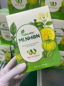 viên thảo mộc giảm cân mi nhon hộp 30v viên thảo mộc giảm cân mi.nhon hỗ trợ giảm béo thảo mộc giảm cân minhon hộp 30v