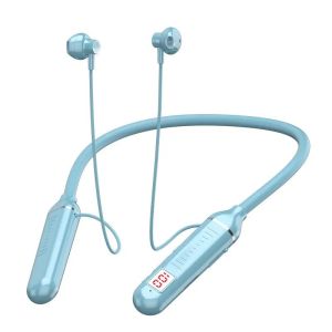 Bluetooth 5.3 Neckband Earphones Gaming LED Display HIFI Headset Sports TWS Earbuds With Mic Pigfly