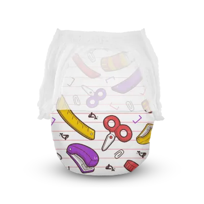 Offspring Fashion Baby Diapers Pants L (144pcs) [4 Packs]