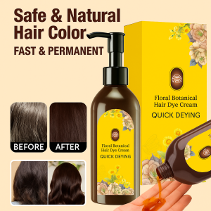 Plant Flower Scent Hair Dye Gray Hair Cover Hair Dye Home Self Dye Hair Dye植物染发膏
