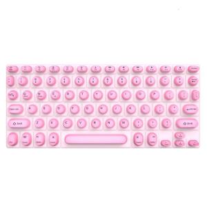 Ergonomic Raised Keycaps Silicone Keyboards Cover For Long Nails AntiDust Protections Soft Portable Laptop Accessory