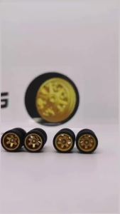 2026 11mm wheels for 1/64 Scale Alloy Car Models 1/64 wheels with Tires + Axles for Hot Wheel/Matchbox/Domeka/Tomy 1:64