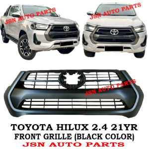 J121S02 FRONT GRILLE TOYOTA HILUX ROGUE 2.4 21YR ( BLACK) 4X4 LORRY TRUCK AKSESORI
